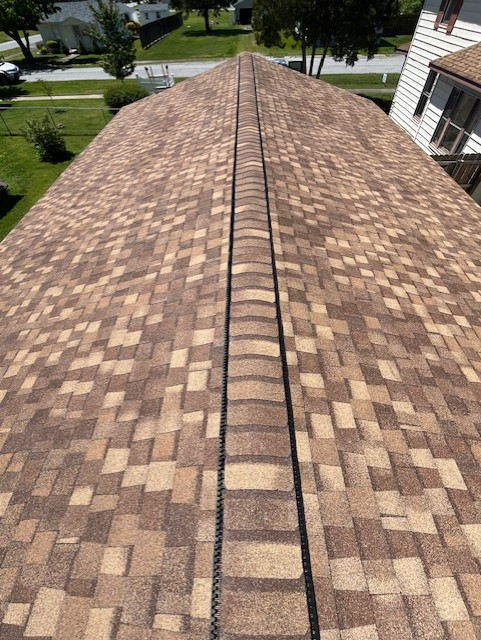 Georgetown Grey architectural asphalt shingles on a modern residential roof